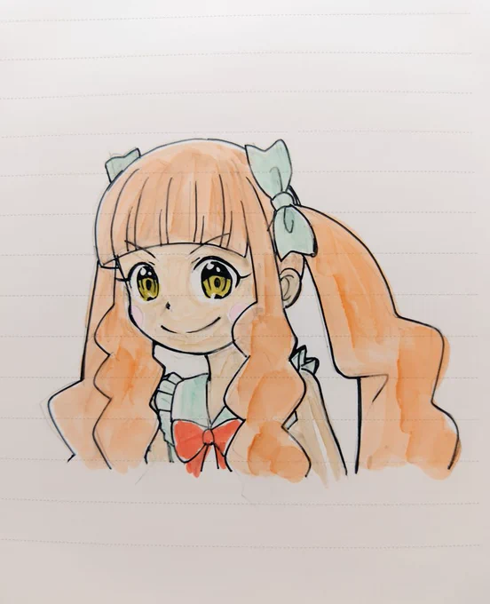 映画大好きポンポさん。DVDに焼いたのでポンポさん描いたら鉛筆滲んで大失敗DVDケースの用紙が消しゴムかけると主線が物凄く薄くなってしまうので控えたのがまずかった 