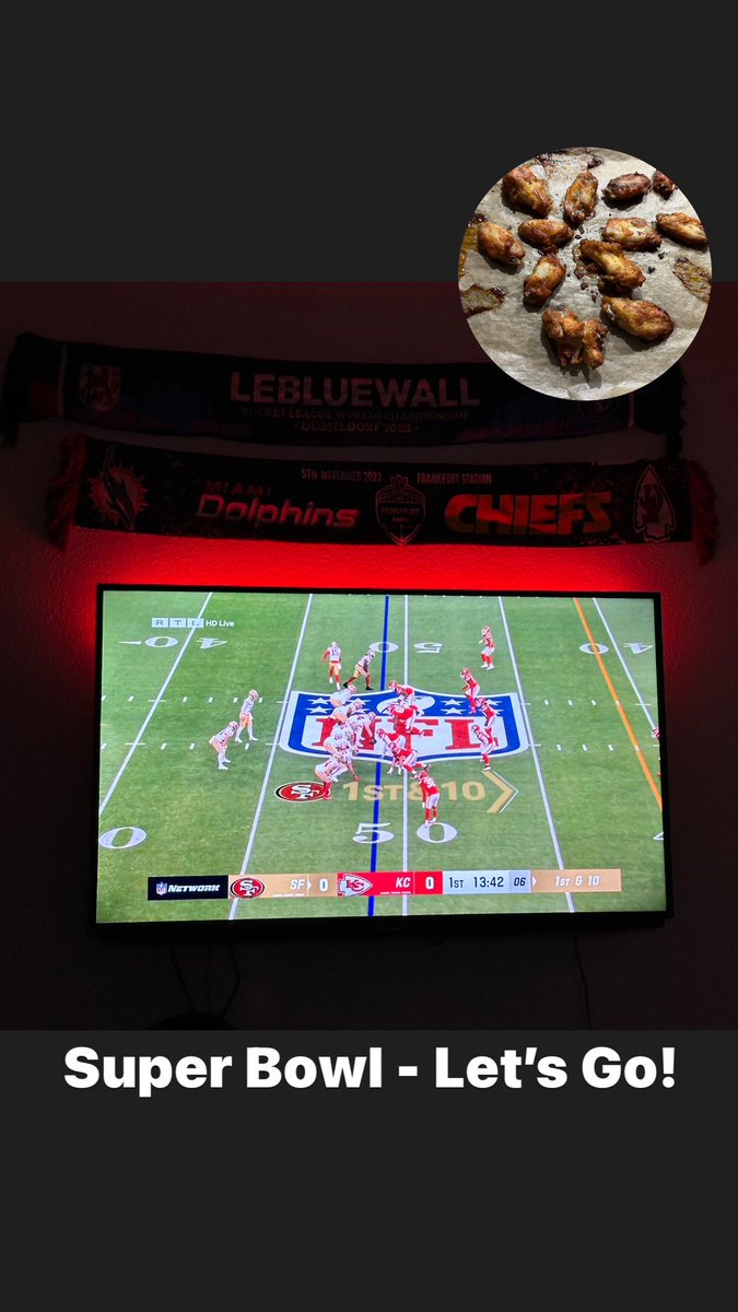 Let’s Go - #SuperBowlLVIII Time!
Mal schauen, wer sich dieses Jahr das Ding holt! #SuperBowl #SuperBowl2024 #ChickenWing