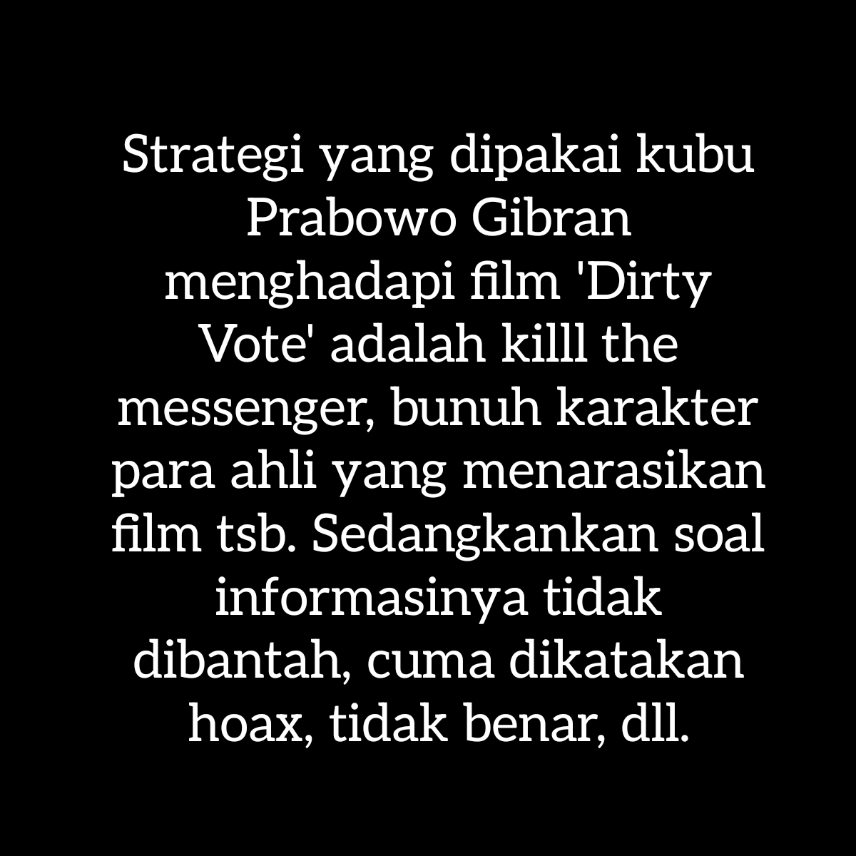 ArdaChandra10's tweet photo. @datuakrajoangek Bantah informasinya. https://t.co/q40oRZjNPi