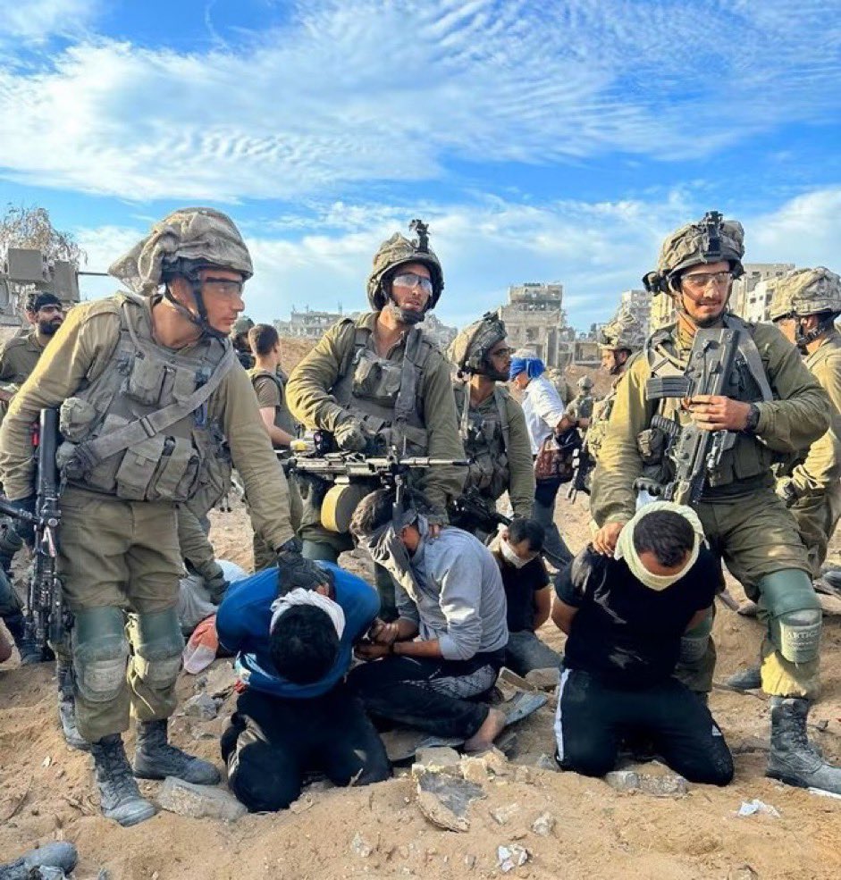 Gotta love the clarity of this photograph.

I mean, the faces of the IDF soldiers are so damn clear.

They’re not even trying to hide their identity.

Or their crimes.

It’s like they’re unafraid of any consequence of their actions.

That’s one hell of a gamble on their part.