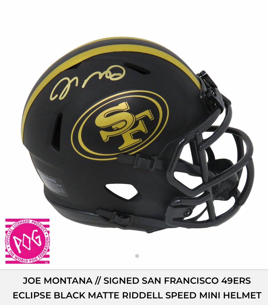 POG #SUPERBOWL GIVEAWAY!!!
Joe Montana Autographed Helmet!
$420 value 

we have teamed up with <a href="/nyjah/">Nyjah Huston</a> x <a href="/Theta_Network/">Theta Network</a> x  <a href="/TouchofModern/">Touch of Modern</a>
To give away this Legendary #49ers Collectible

To Enter:
✅ Like
✅ ReTweet 
✅ Tag 3 Friends
For Bonus Entry, include a pic of your POG NFT