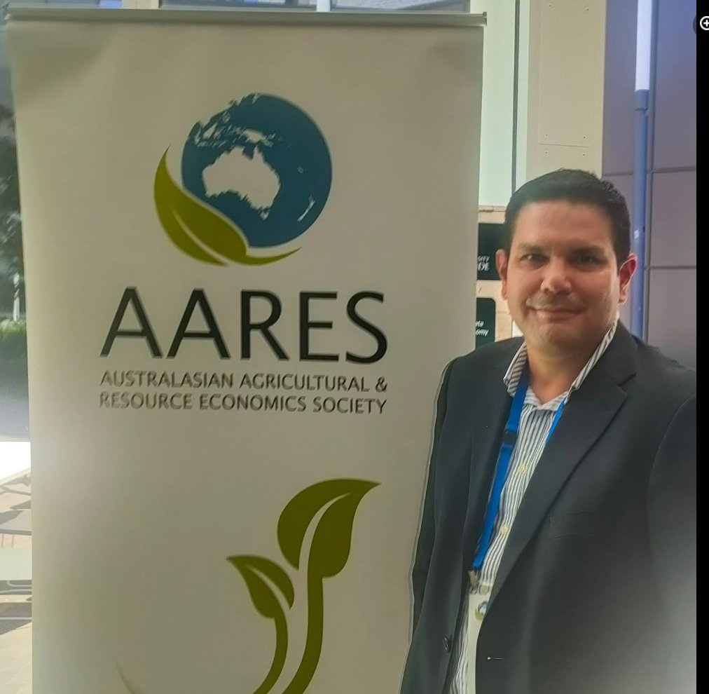 fernandez_eas's tweet photo. Last week in Canberra I presented my work on dairy farms productivity at the 2024 AARES conference. I also presented a poster of a prototype model for sector modeling using conic programming. All in all, a fantastic experience meeting great people and receiving positive feedback! https://t.co/9xMb0NErbg