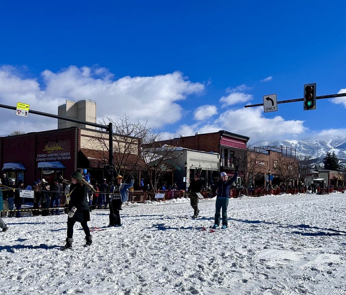 ❄️ Happy 111th Winter Carnival! ❄️ We loved skiing in the Steamboat Springs Diamond Hitch Parade.