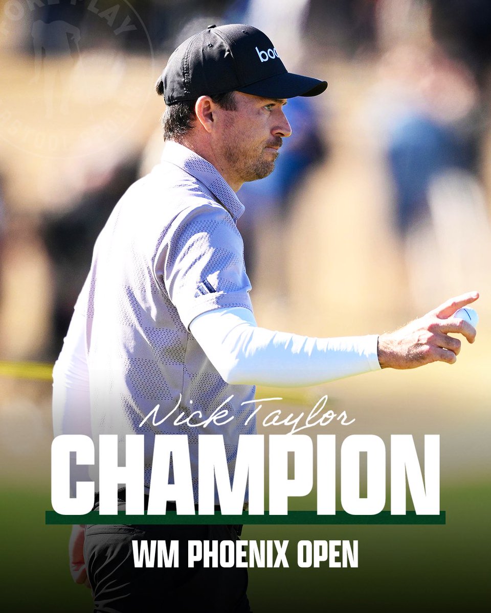 NICK TAYLOR WINS THE WMPO IN THE SECOND PLAYOFF HOLE.

WHAT A BATTLE.