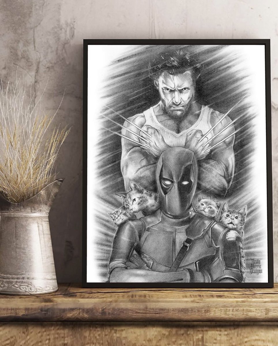 Deadpool 3. Deadpool and Wolverine together on the big screen. Stoked!
.
#DeadpoolAndWolverine #deadpool3 #ryanrenolds #hughjackman #thehughjackman #logan #wolverine #thewolverine #marvel #marvelcomics #comic #comicart #portrait #portraitart