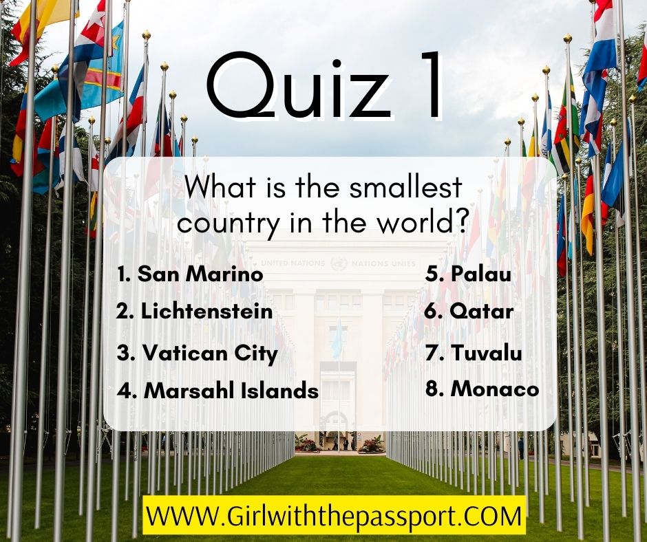 which country is the smallest in the world?