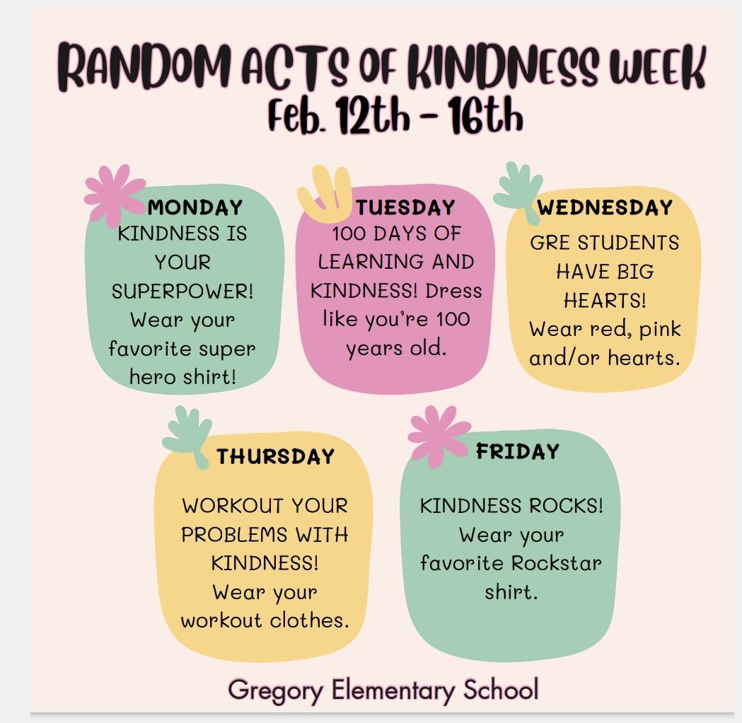 Fun week ahead of us!