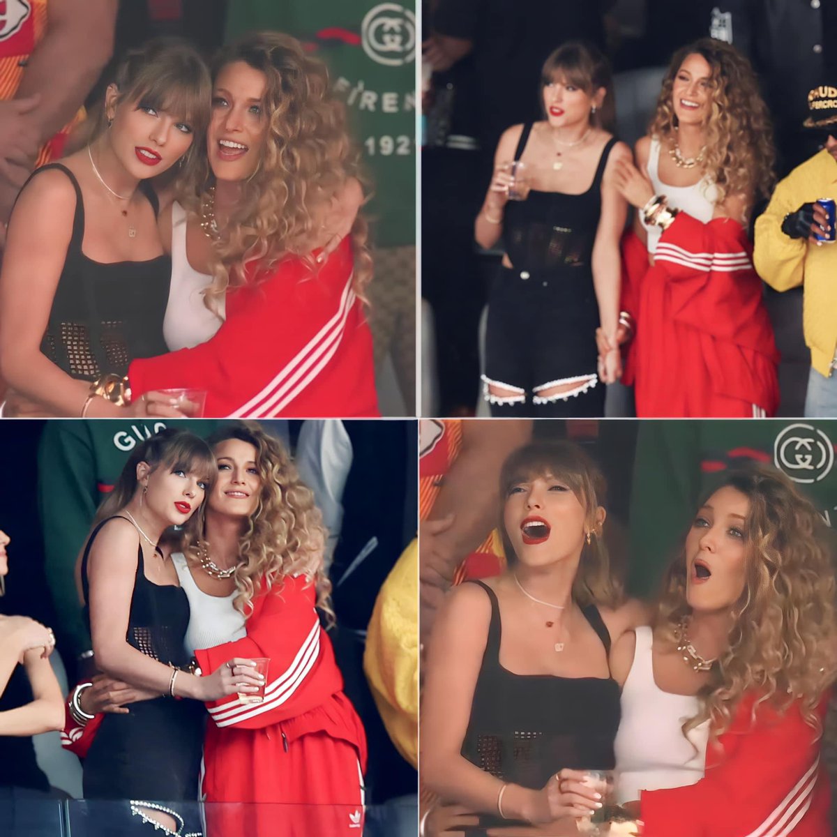 Blake Lively junto a Taylor Swift presente en el Super Bowl 2024 ✨