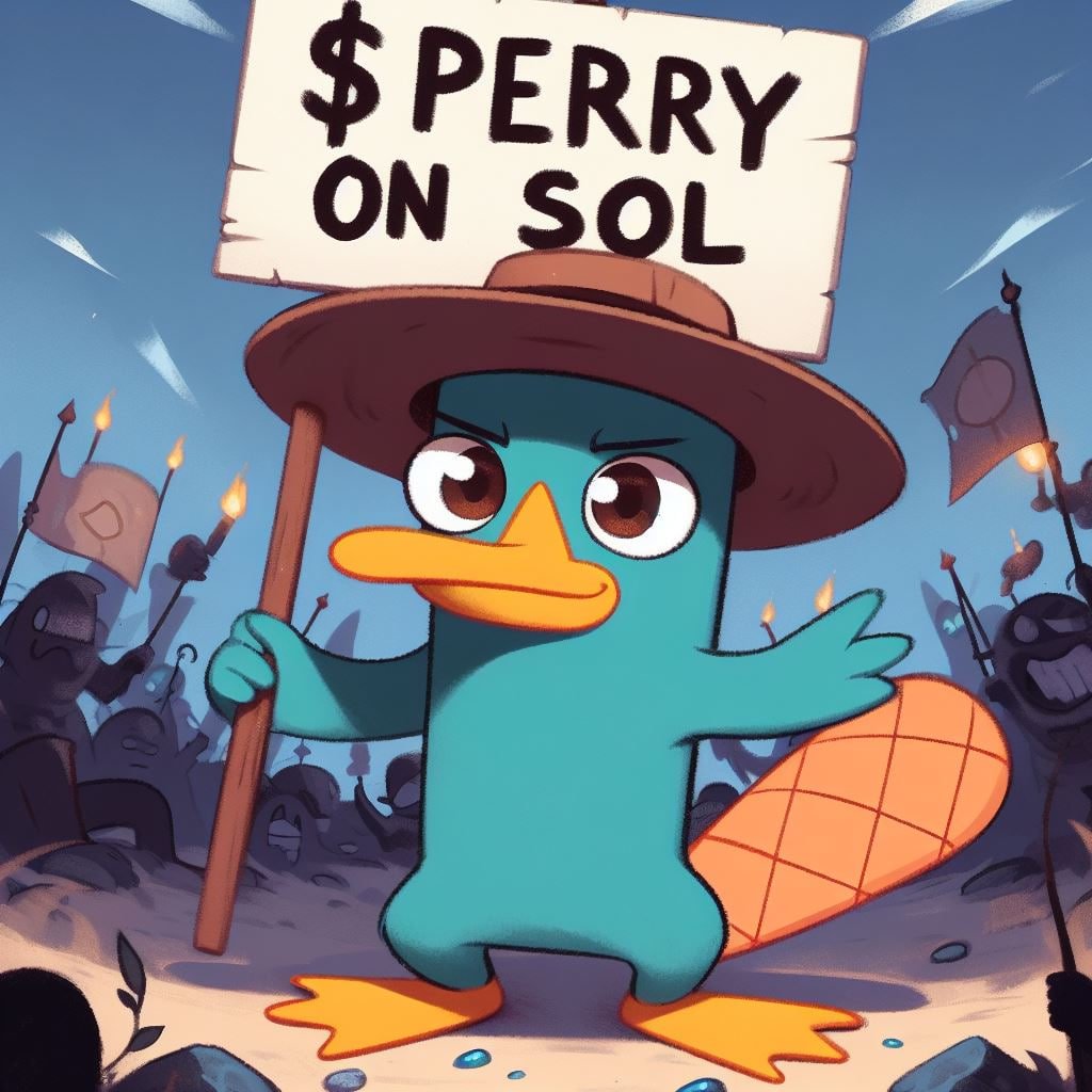 PerryCoinSolana's tweet photo. $PERRY the platypus is ready to take over the Solana scene. 

LP BURNT.
CA RENOUNCED.
#2 TRENDING on SOL.

DONT FADE THE PLAT. https://t.co/6FNpf8hbin