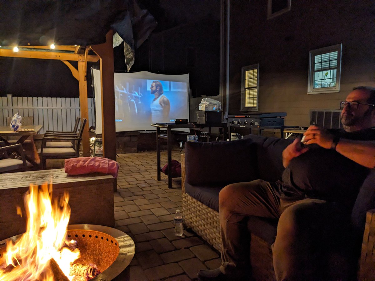 McLaffyTaffy's tweet photo. We're doing the #SuperBowl outside tonight.

@MyLawyerFriend brought Scotch eggs. https://t.co/f0doQFz5Vm