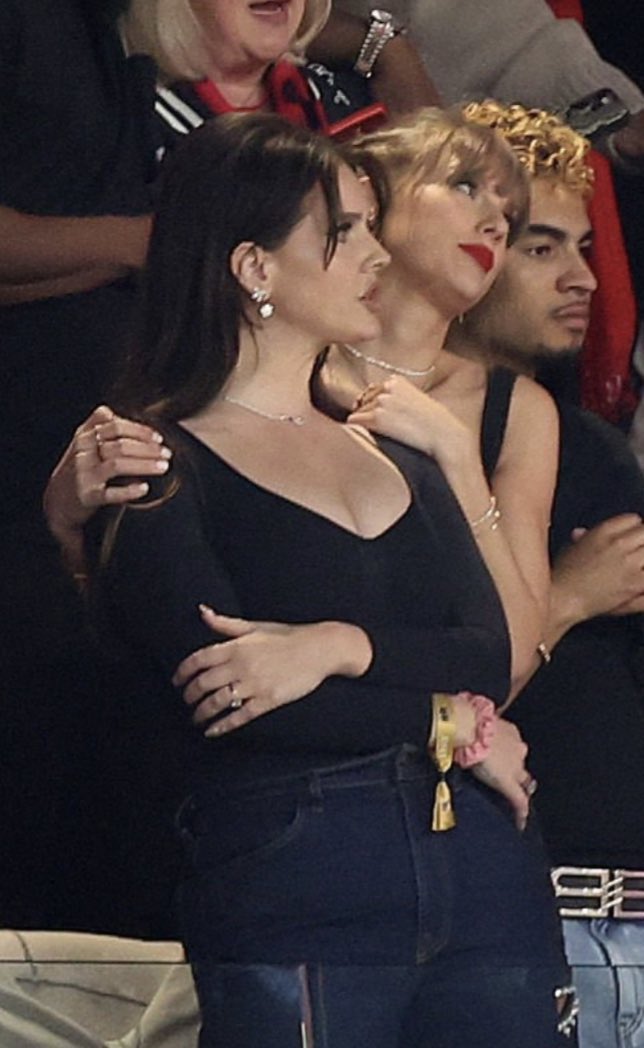 Friendship Flourishes Lana Del Rey and Taylor Swift Stand Shoulder to Shoulder at 2024 Super