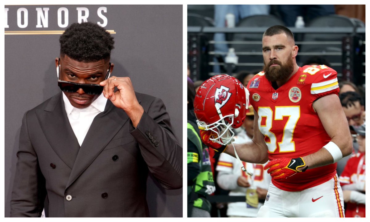 Outkick's tweet image. Tyreek Hill absurdly implied that if a black NFL player got as angry as Travis Kelce in the Super Bowl, they would get kicked out of the league because of their skin color.

Read: outkick.com/sports/tyreek-…