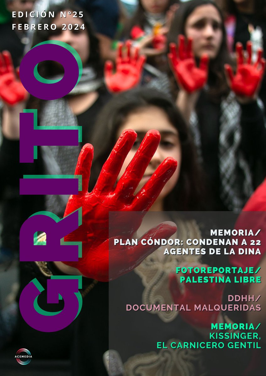 Revista_Grito's tweet photo. ⬇️Descargue la edición N°25 de revista Grito: https://t.co/Dw5ZP0YsbR https://t.co/Rkwg1MmnkY