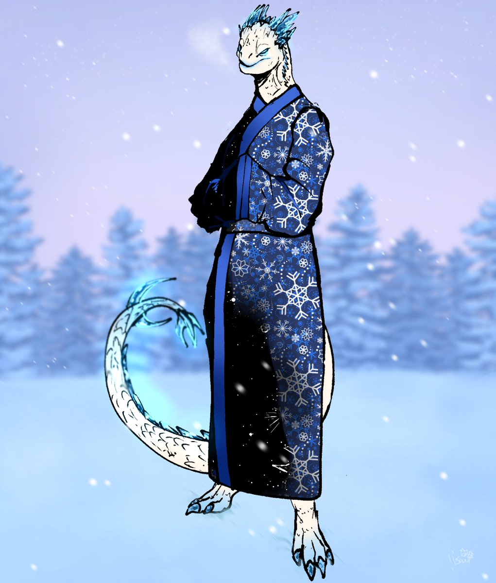 IIsaurus's tweet image. Stylized shimo in a kimono! 
#Shimo #GodzillaXKong #GodzillaXKongTheNewEmpire #GXK #ゴジラxコング #Godzilla