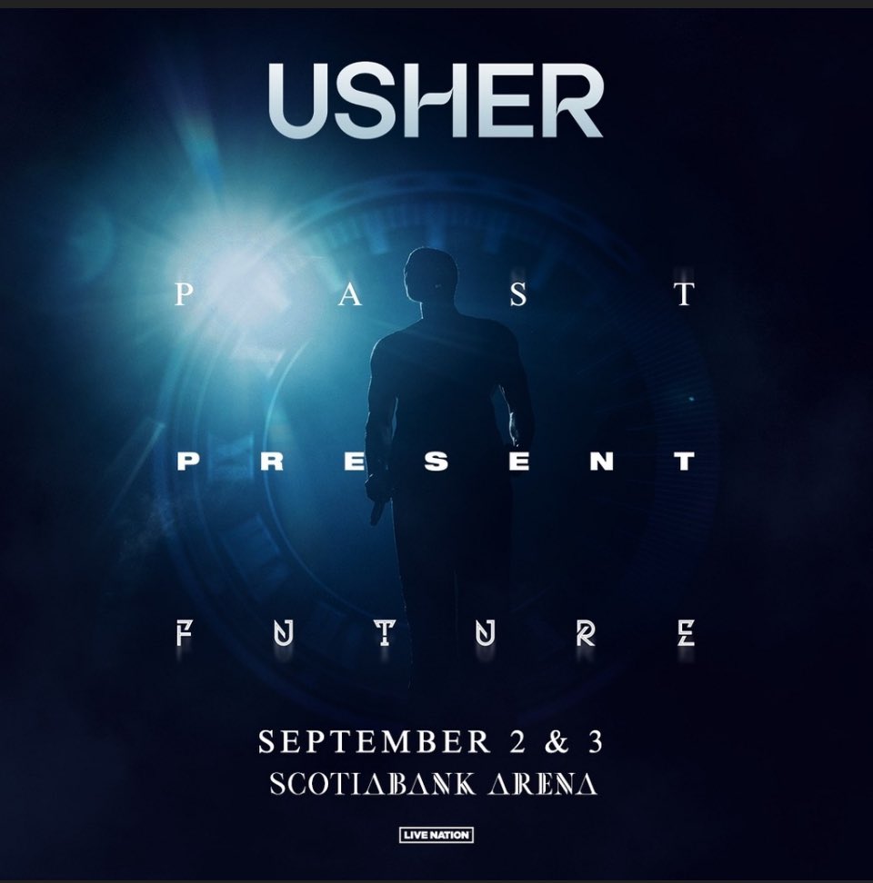 BTW…Starting tomorrow listen to @RicochetOnAir on @vibe105to to win tickets to see @Usher at Scotiabank