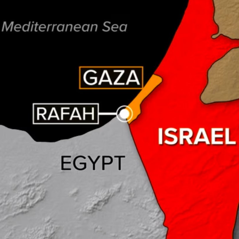 A reminder that this is Rafah. There is no where else for 1.5M Gazans to go. While Americans are distracted with the Super Bowl, multiple reports are coming in of the Israeli military bombing Rafah. This is unconscionable. #CeasefireNOW