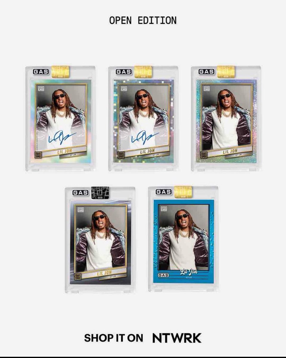 He rocked the halftime show now get the official @LilJon trading card now only on @NTWRKLIVE !!