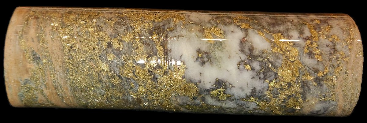 911MININGCO's tweet photo. Section of core drilled using a backpack drill. From the 911 Showing on Mount Sicker.
#core #drilling #quartz #chalcopyrite #mining #copper #silver #gold #minerals #911mining https://t.co/ofIUlB5x07