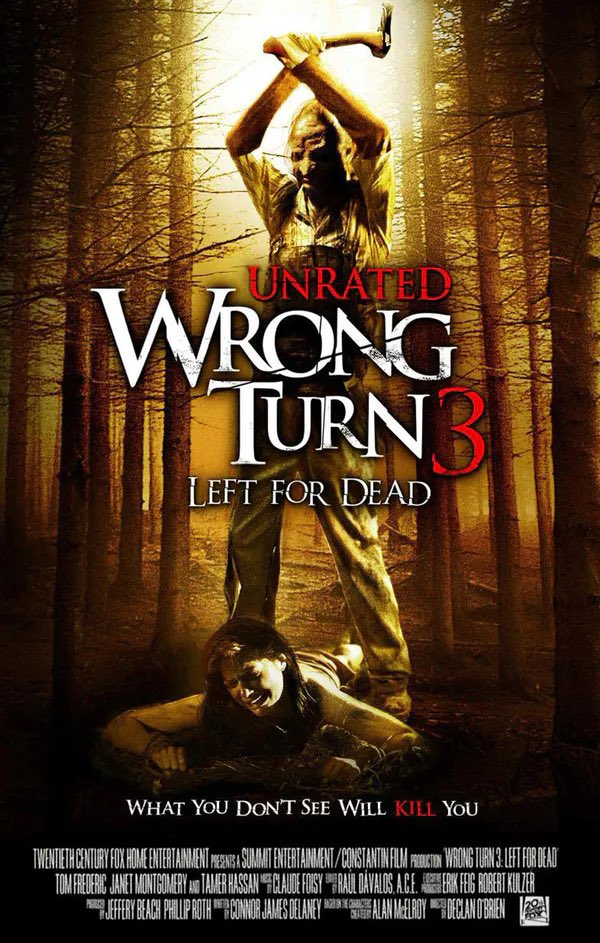 ohheyitschase's tweet photo. #nw Wrong Turn 3: Left For Dead #NowWatching #WrongTurn #WrongTurn3 #Horror #HorrorMovies https://t.co/omm2XFy3J8