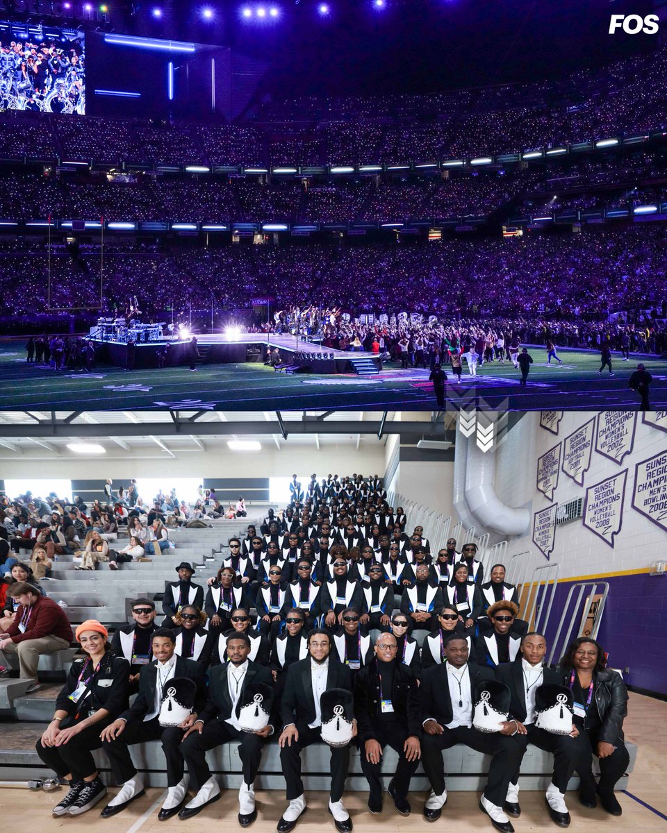 The surprise marching band featured in Usher's Super Bowl halftime show was Jackson State's "Sonic Boom of the South" 🎺