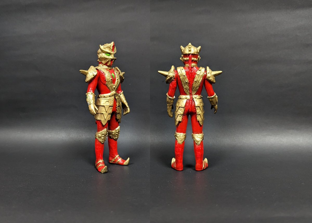 異次元超人メビウスキラーの500サイズソフビが完成！ #ウルトラマン