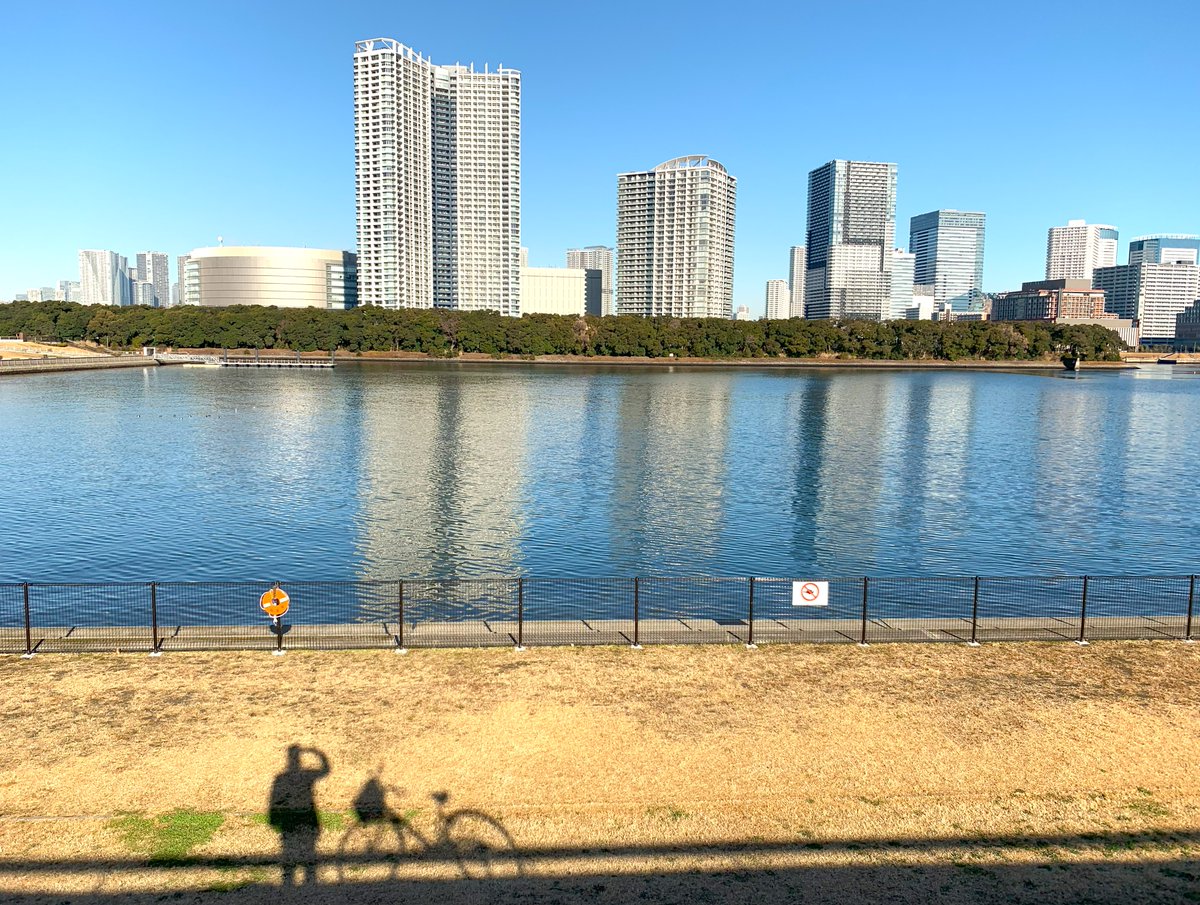 ToshimiHBM's tweet photo. ★私も応募してみました★

今日も自転車で病院へ

この、水辺の道を通るのが、ささやかな楽しみ。

 空の色も、水面の模様も、鳥たちも、朝日を浴びる建物の表情も、毎朝違います。

 澄んだ空気を吸って、1日の活力を得て、患者さんたちが待つ診察室へ。

＊＊＊＊＊

AYA世代でがんを経験された皆様の「（ささやかな、ありふれた、でも、）すてきな日常」の応募をお待ちしています。

#がんフォト・がんストーリー #がん研有明病院 #AYAweek2024 #AYAフェスタ #有明ガーデン #すてきな日常
