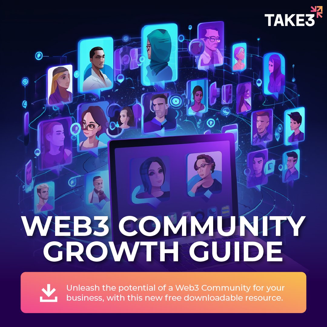 What does it take to grow an engaged, thriving community in Web3? 👥 Download our FREE guide to get up-to-date insights from our team! Download for free here: take3.io/resources/