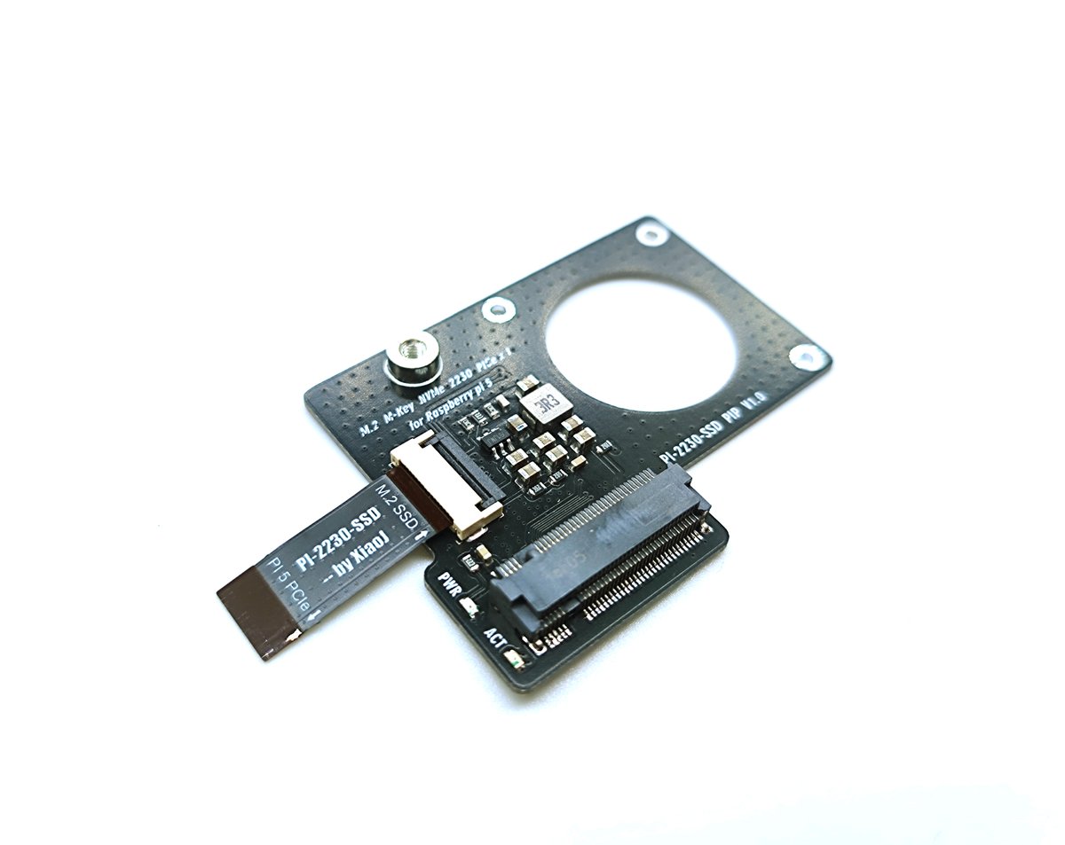 Xiaoj329's tweet photo. PI-2230-SSD . The NVMe SSD expansion board  for the Raspberry PI 5. https://t.co/HGcNzL5yxY