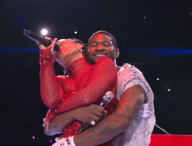 Y’all letting usher hug yo girl like this? 💀