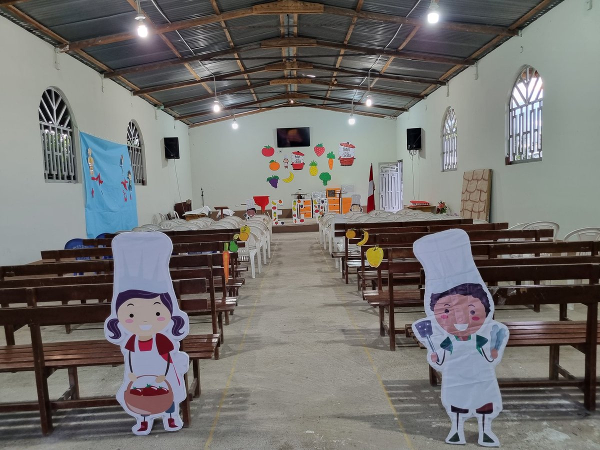 TarrilloDany's tweet photo. [ECV 2024 Niños en la Cocina]
En la #IASDPosic estamos listos para el inicio de la #ECV2024 #NiñosEnLaCocina. Gracias a Dios por su ayuda, a mi esposa, a nuestros hermanos líderes de iglesia, y a las maestras por su esfuerzo y compromiso #Perú #MiNOP #UPN. https://t.co/8aBSgo1IcN