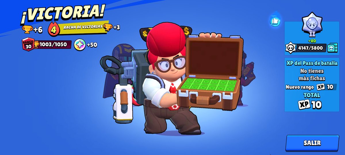 Vamoh a actualizar un poco el perfil.

En esta tempo se pusheo bastante, subí mi Main a r30 que me deja muy contento🥹(rico) y otros brawlers mas que también me hacían ilusión. Llegué a 62k y seguiremos aumentando🔥

Solo agradecer a todos los panitas que ayudaron en el push🫶