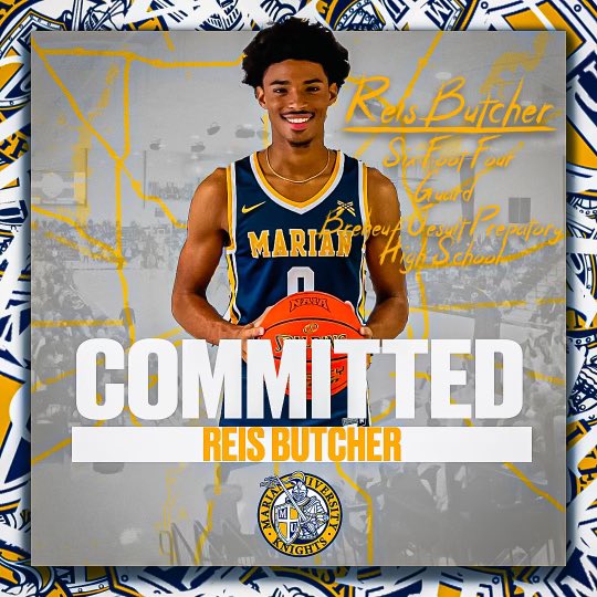 I am excited to announce that I will be continuing my academic and basketball career at @MarianUniv. I want to thank @coachscottheady for the opportunity! #GoKnights @MarianMensBBall