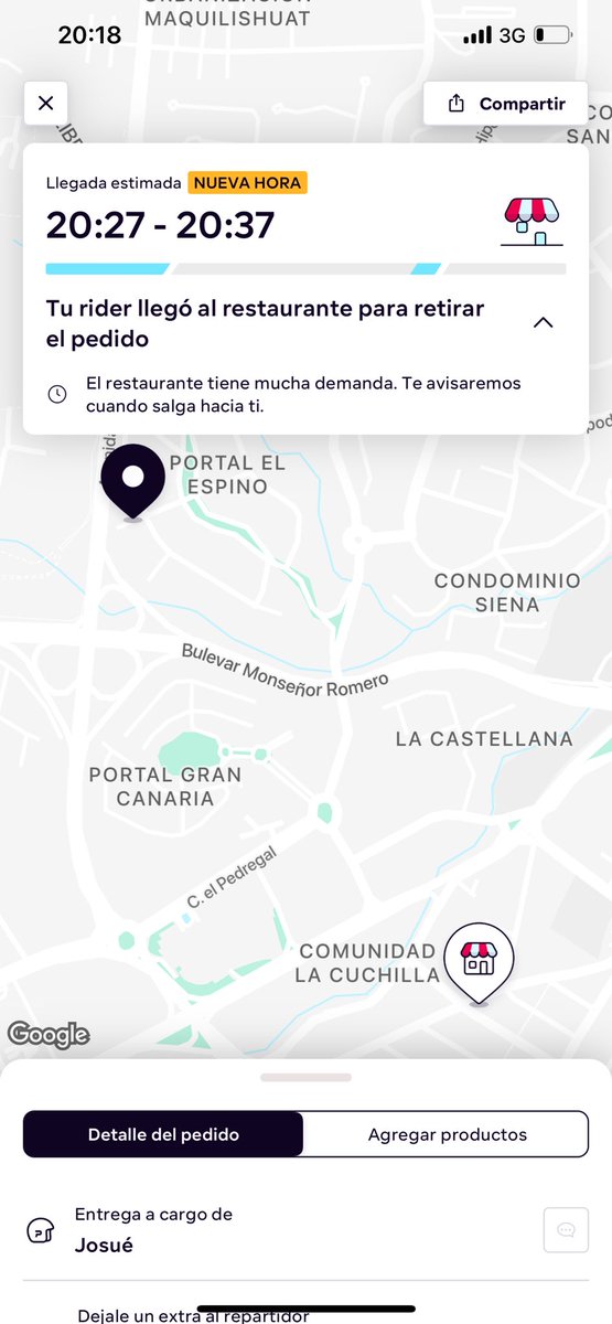 AlejandraRP_'s tweet photo. UPDATE: se ha cambiado el tiempo de delivery a MÁS DE DOS HORAS… @dmaritofood no aceptes pedidos sino pueden cumplirlos.. https://t.co/1CRHZouwdO