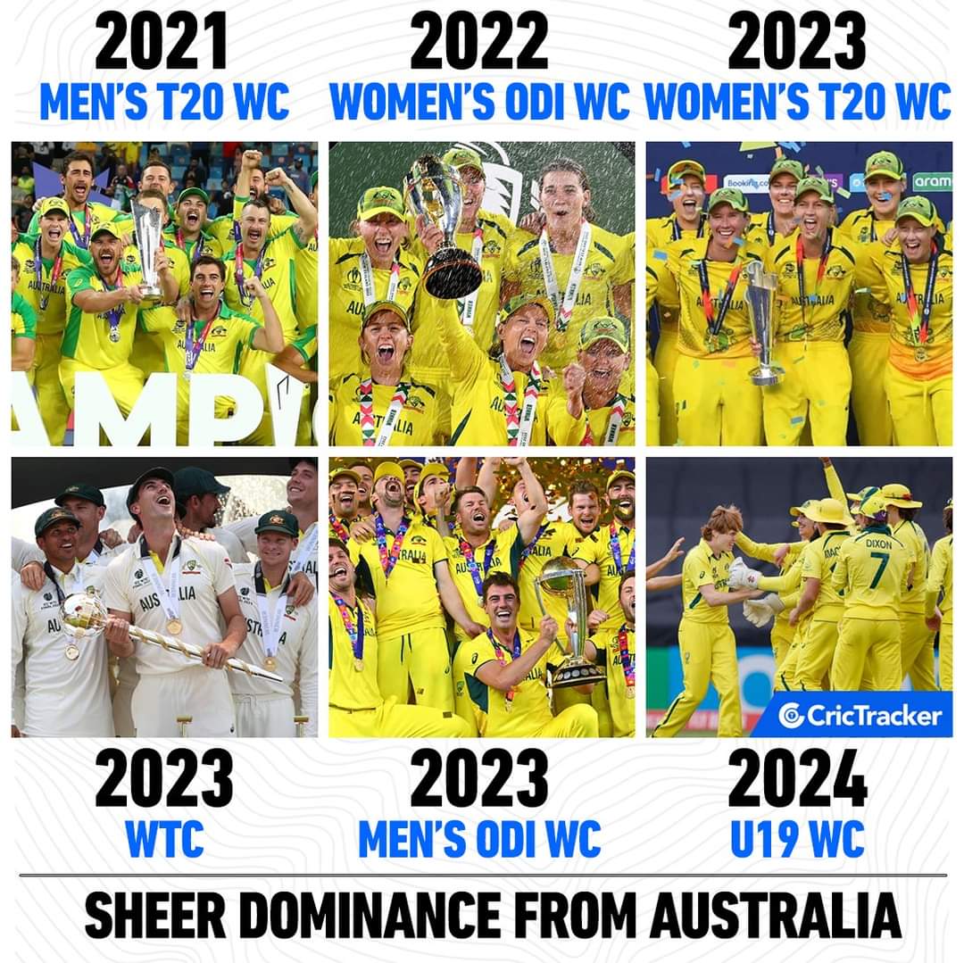 Australia Domination in Cricket 🏏
#INDvsAUS #INDvsAUSfinal #Deadpool3 #Deadpool #MilanNapoli #cryptocrash #U19WorldCupFinal