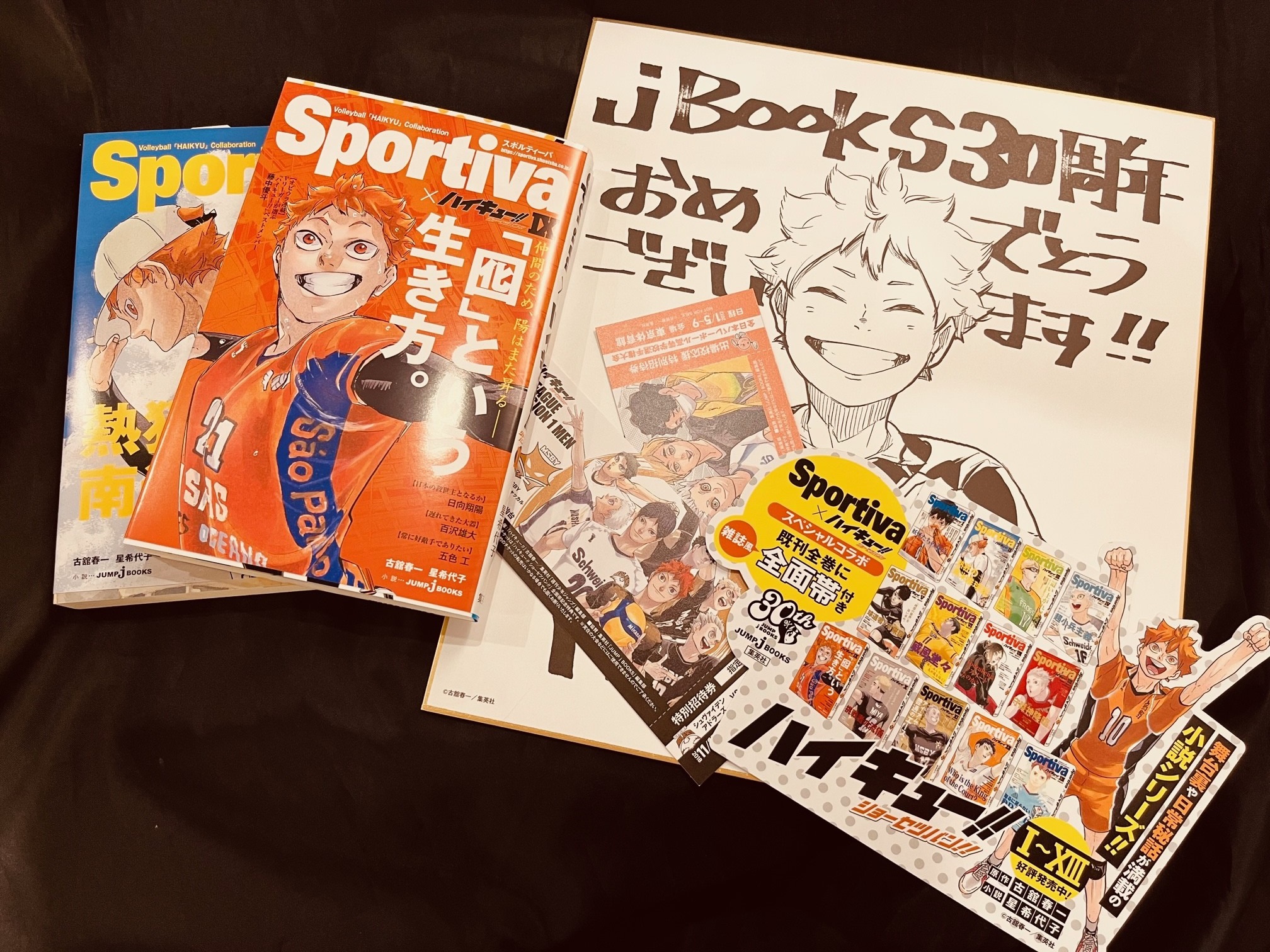 ハイキュー ショーセツバン シュリンク付き全巻セット+チケット