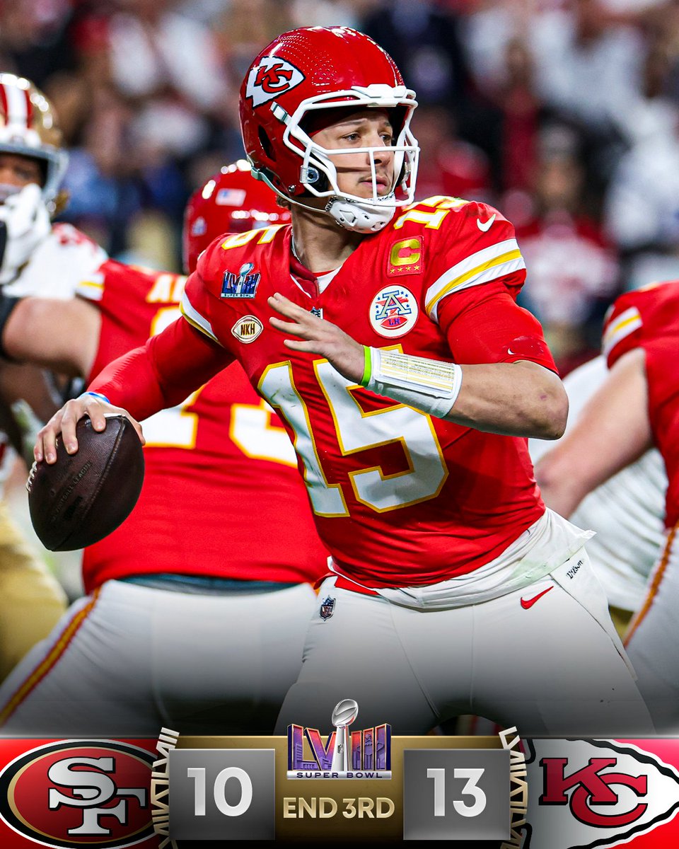 NFL's tweet photo. One more quarter to crown a champ.

📺: #SBLVIII on CBS
📱: Stream on #NFLPlus https://t.co/dClcEDViWl https://t.co/dlWSeJAN2k