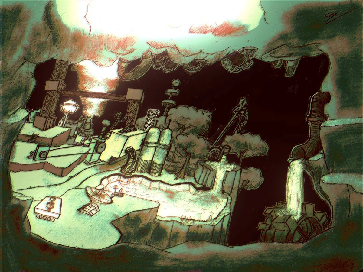 AbstrctLion's tweet photo. Some New illustrations / sketches

1. The Subterranean Mechanical City
2. Marbas : Teller Of Secrets 
3. My Analog Studio
4. King Solomon 

Drawn entirely on paper , scanned , and digitally colored as always 🦁🫶 https://t.co/qTYXSfrzLB