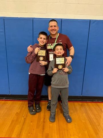 Proud Dad moment!! Wes and Wyatt are Double Champs again today!  They worked hard and overcame adversity all year!