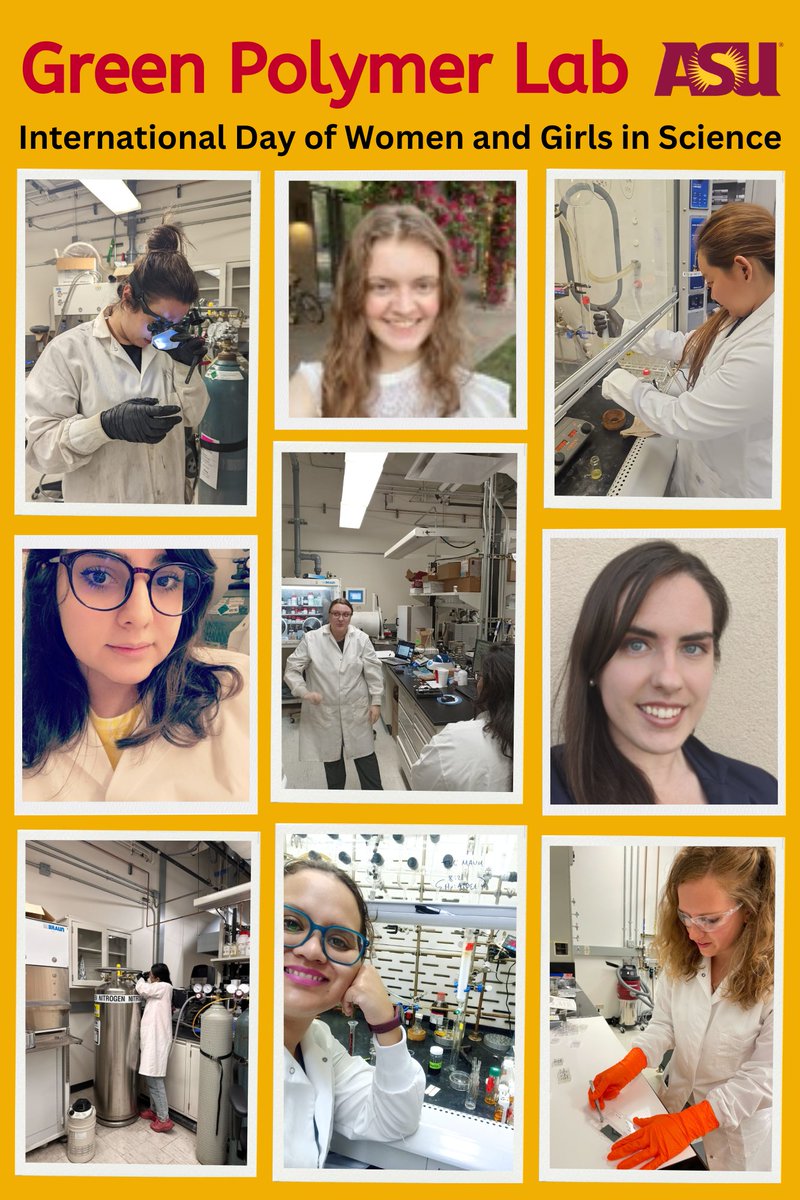 International Day of Women and Girls in Science 👩‍🔬🧪
We celebrate women working in science, especially all the brilliant women in our group
Thanks for your contributions
"Learn everything you can, anytime you can, from anyone you can" Sarah Caldwell

#InternationalWomenInScience