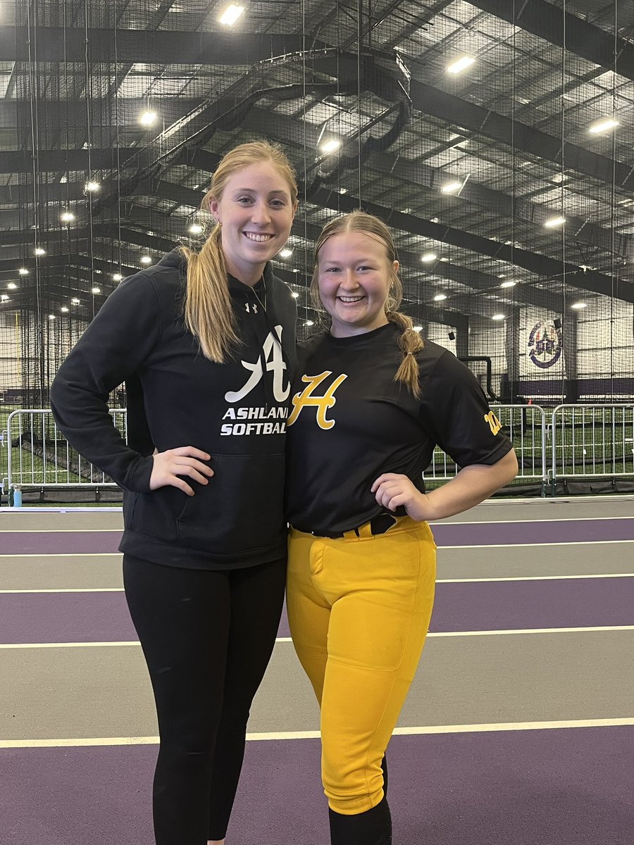 Had a great time at the <a href="/AshlandUSball/">Ashland University Softball</a> camp!!  Thanks <a href="/CoachKnerem/">Emlyn Knerem</a> for the opportunity.
<a href="/laneyeller/">laney</a>