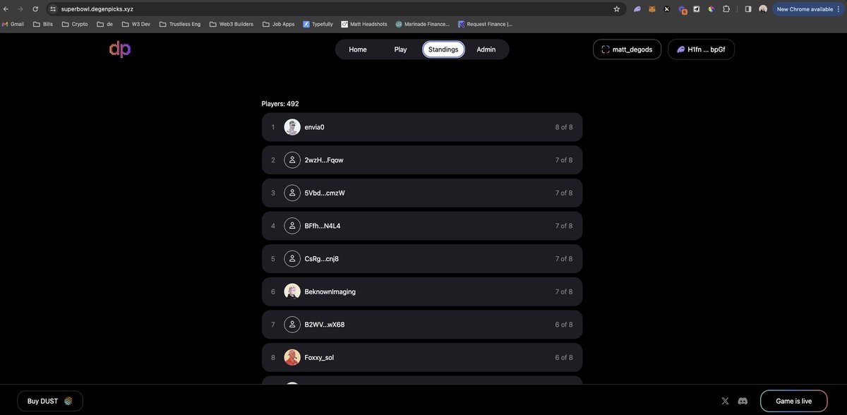 MISSED EXTRA POINT BY NINERS

We now officially have one perfect sheet right now shoutout <a href="/envia0/">enVia.</a> 🤩🚀