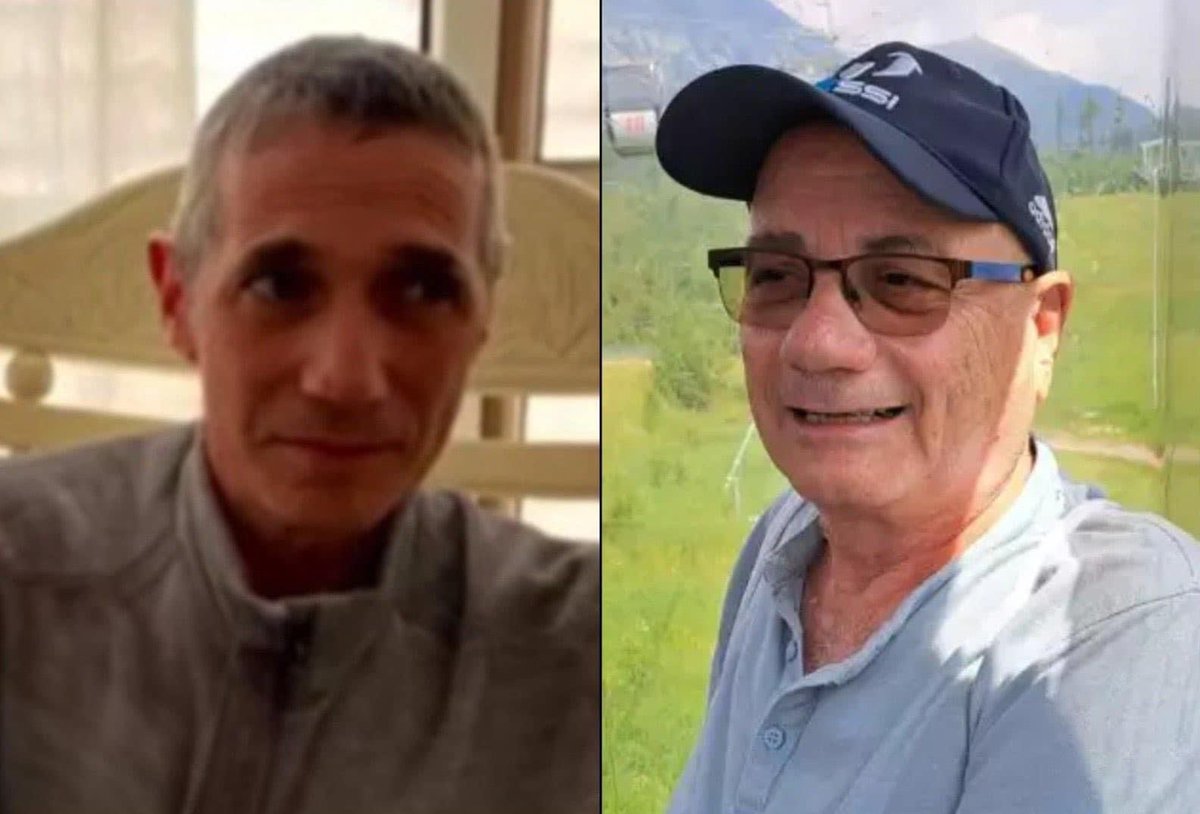 🚨BREAKING: In a heroic operation, 2 Israeli hostages - 70-year-old Louis Har (right) and 60-year-old Fernando Marman (left) - have been safely rescued by the IDF from Hamas terrorists, who were hiding the two hostages in the Gaza Strip for 129 days.