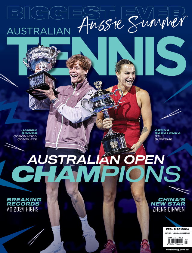 New dominance, new champions and a record million+ fans 🏆 🙌

AO 2024 had it all. And so too does our special #AusOpen souvenir mag, featuring <a href="/SabalenkaA/">Sabalenka Aryna</a>, <a href="/janniksin/">Jannik Sinner</a> and more!