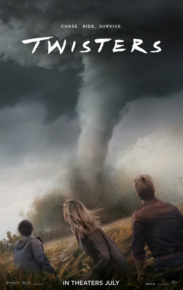 Pikerias's tweet photo. El Dato! En el #TrailerShow #SuperBowl a destacar que una película estrena corto 28 años después de la historia original 1996 #Twister. Imposible no comparar sus pósters con la nueva #Twisters. https://t.co/Idpyf5w0HM