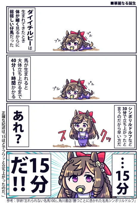 ダイイチルビーが産まれた時のお話(再掲#ウマ娘 