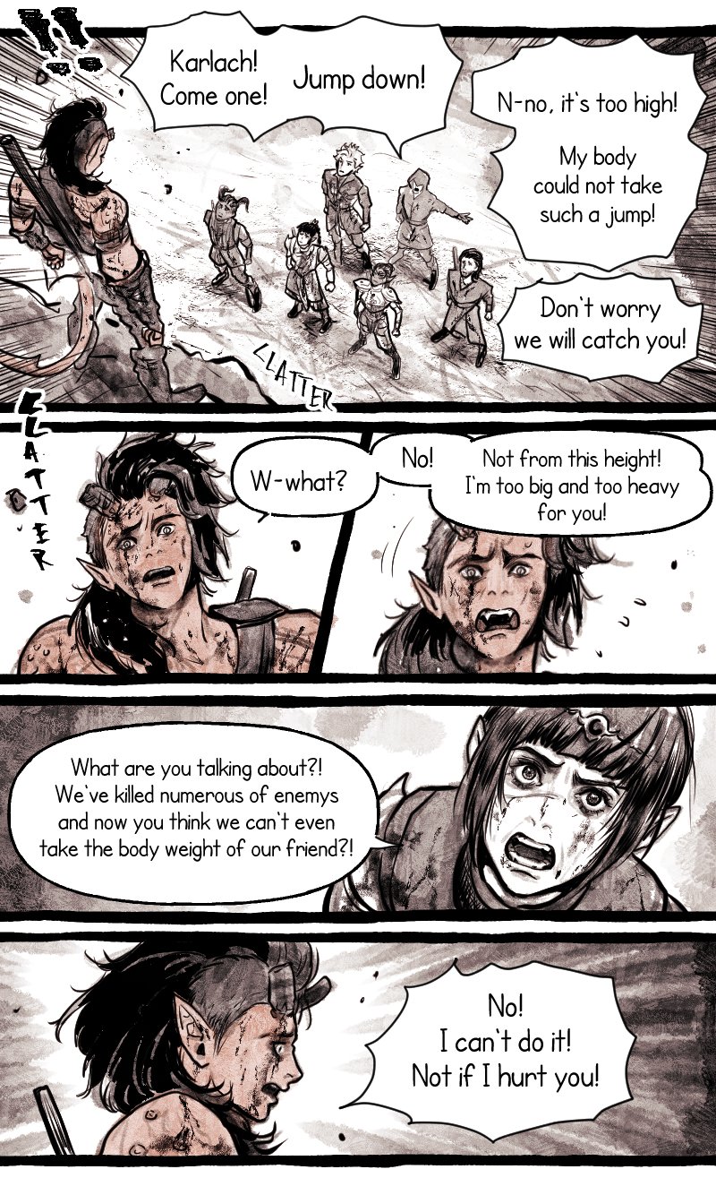 Kywi Wellen on X: “1/2 Taters! - Part 3 , bg3 Karlach comic part2 