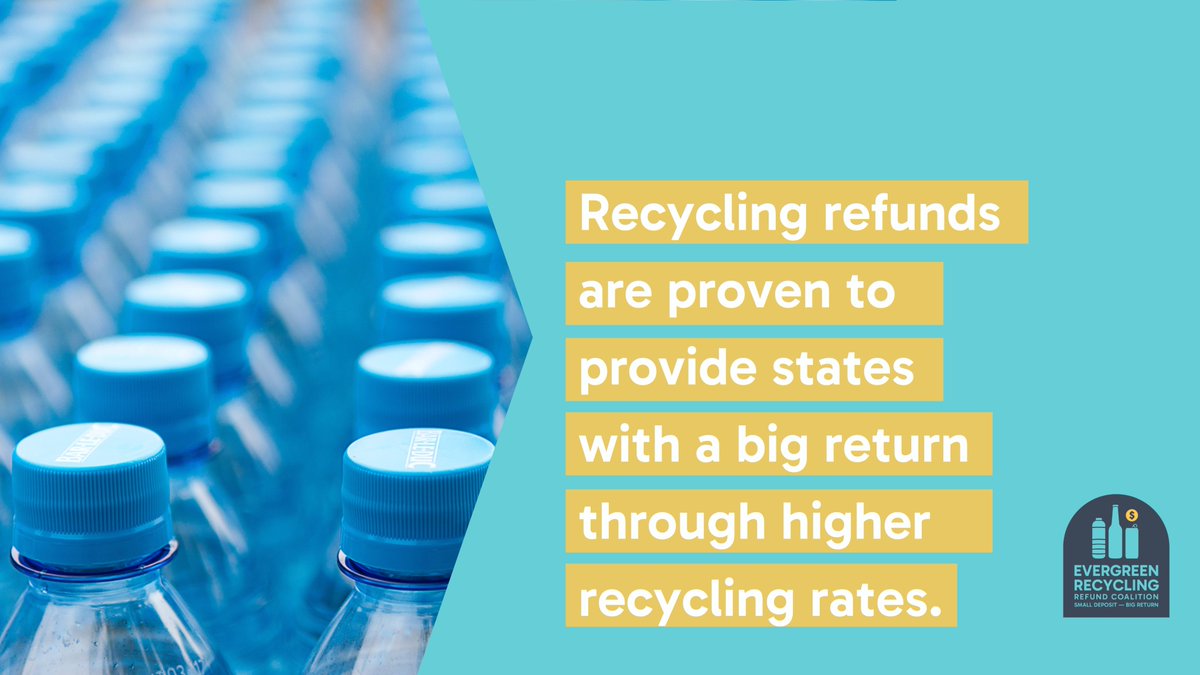 Only 30% of beverage containers are recycled in Washington. A recycling refund system is critical to helping meet our aggressive goals toward increasing the amount of recycled content in plastic beverage containers. Support a recycling refund system today: warecyclingrefunds.org