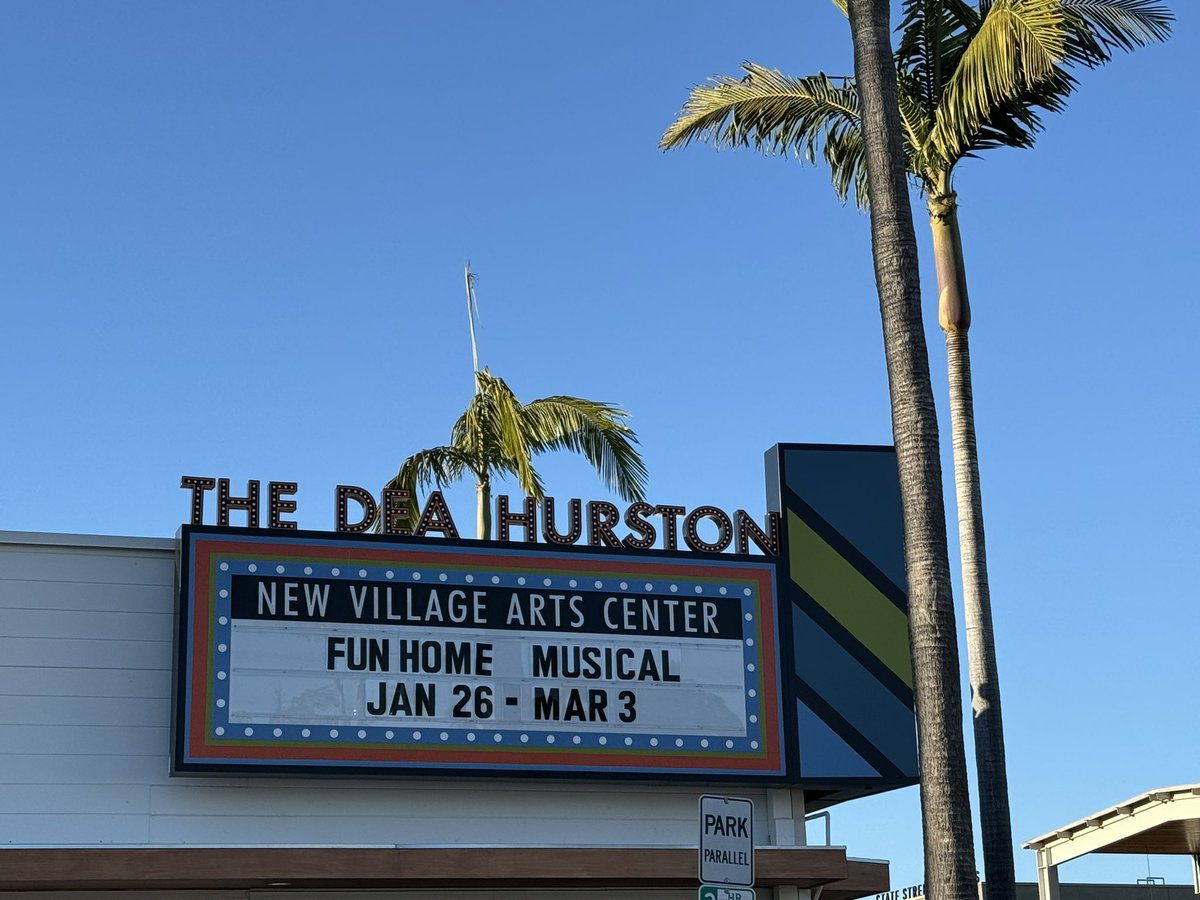 CarlsbadFriends's tweet photo. #FunHome #MusicalTheatre #NewVillageArts #Carlsbad #DeaHurston https://t.co/uhNPbLihoX