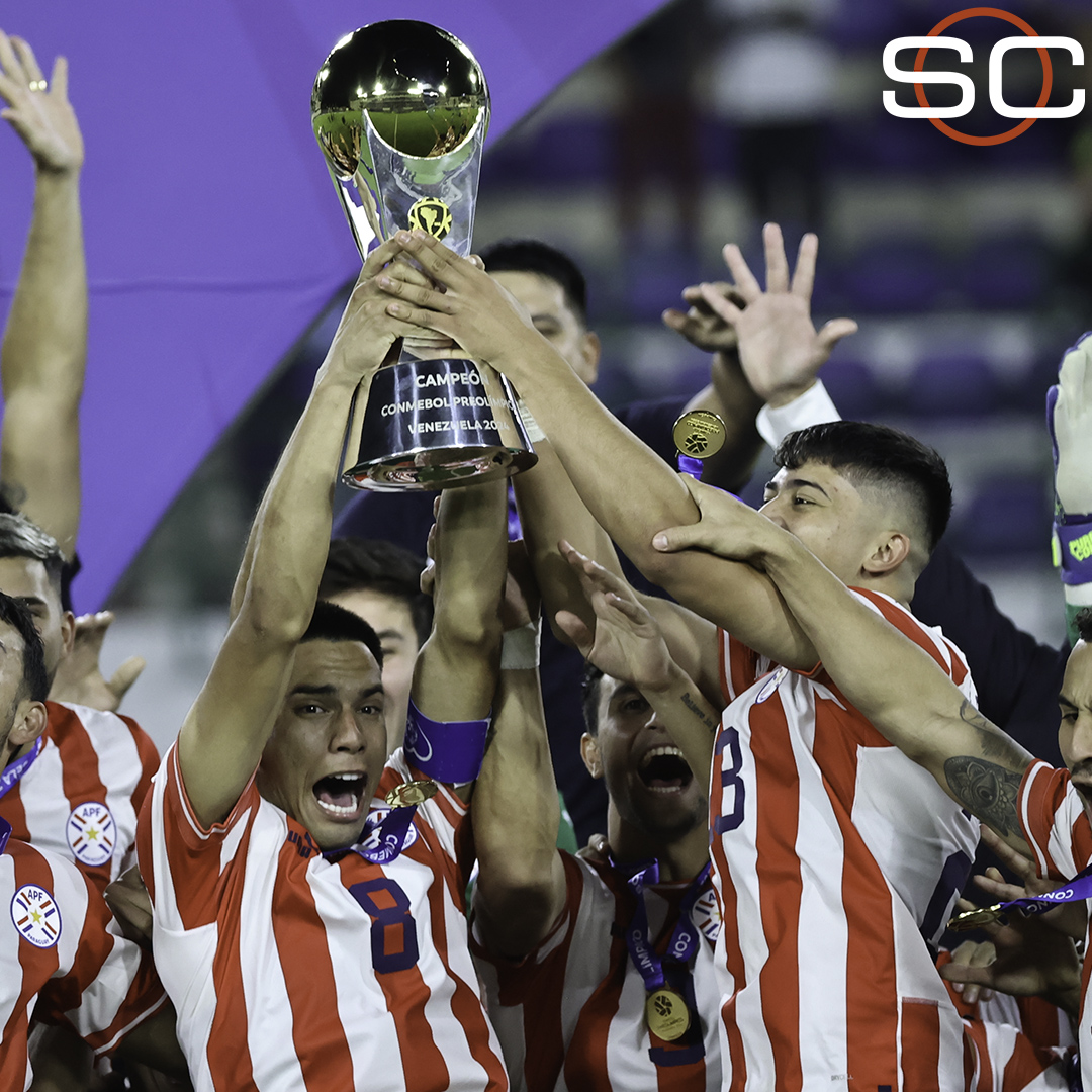 "CAMPEÓN CONMEBOL PREOLÍMPICO VENEZUELA 2024"... ¡La foto que esperaba todo Paraguay! La Albirroja se consagró en el certamen por segunda vez en su historia, tras el título en 1992.