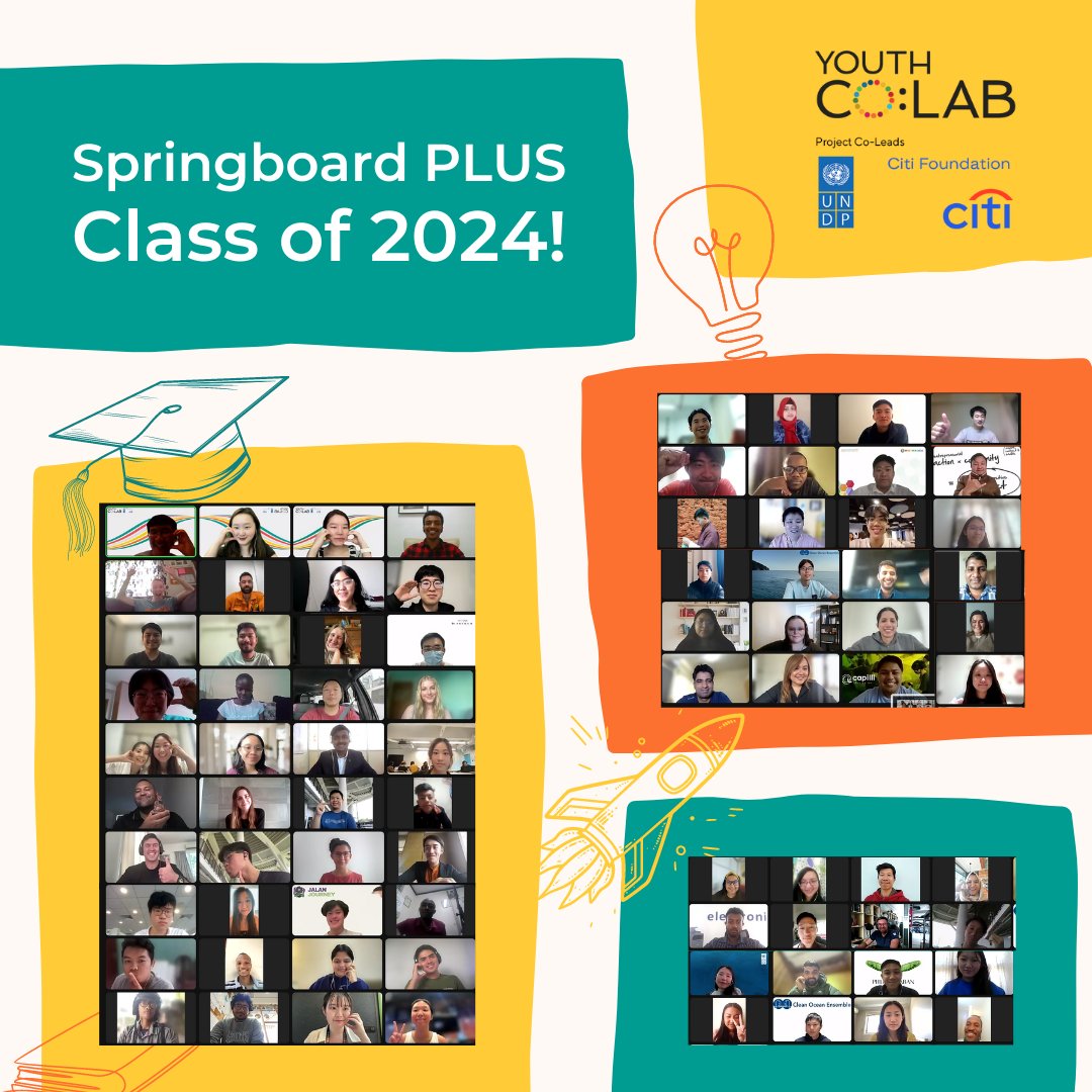 The #YouthCoLab Springboard PLUS Programme 2024 welcomed a dynamic cohort of young social entrepreneurs from the Asia Pacific region engaging in workshops covering business operations, fundraising, scaling, and skills building.💡 Learn more here 🔗 youthcolab.org/springboard